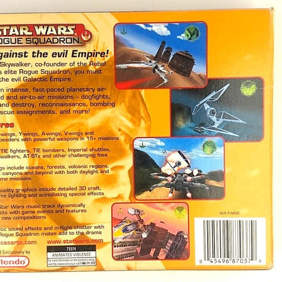 Star Wars Rogue Squadron for N64 in Orig Retail Box - Picture 9 of 14